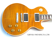 gibson les paul standard ampber plus top