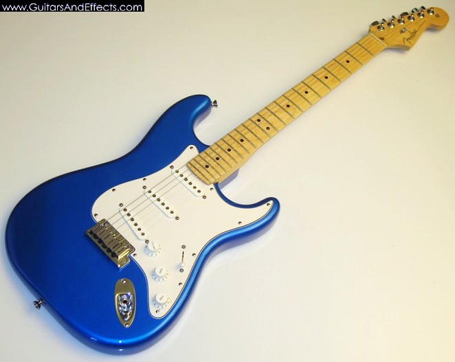 fender squier stratocaster blue. Here#39;s the lue strat: