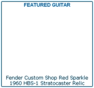 Fender Custom Shop Red Sparkle 1960 HBS-1 Stratocaster Relic


 








